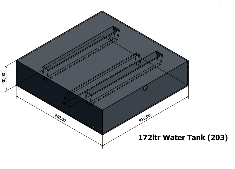 172 Litre Water or Effluent tank