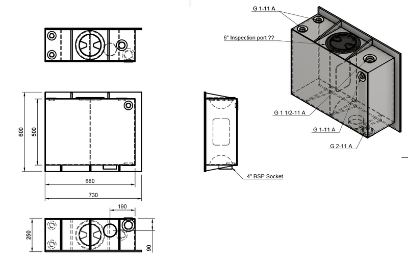 Water or Effluent Tank moulded up to 300 litres