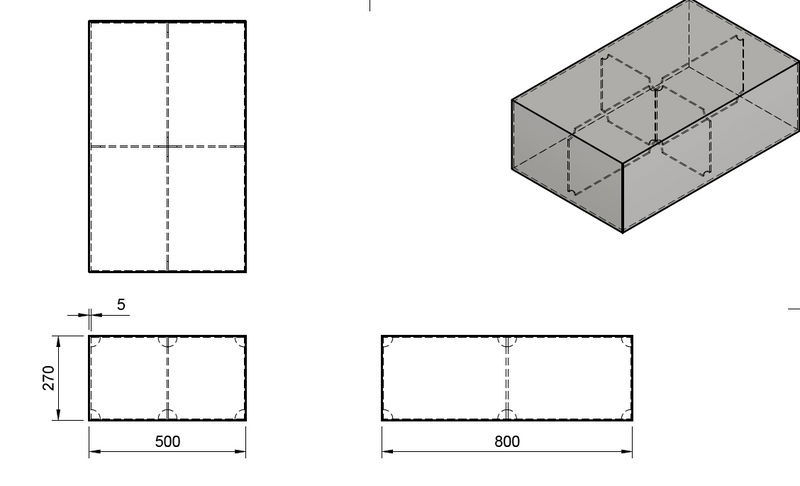 Water or Effluent Tank moulded up to 300 litres