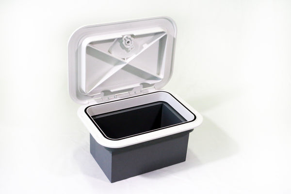 Rectangular Box Hatching Rectangle Hatch with Storage Box — Hi Tech Plastics