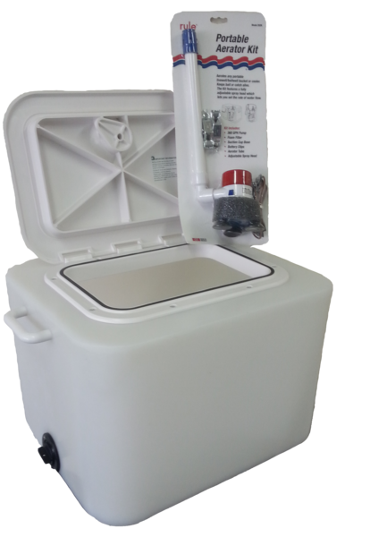 LBT03SP - 55 Litre Live Bait Tank, Portable Combo