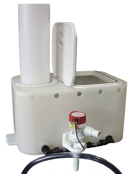 LBT03CTTS01T - 55 Litre Live Bait Tank, Tuna Tube Combo