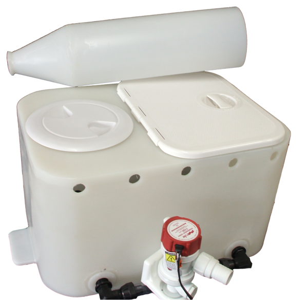 LBT03CTTS01T - 55 Litre Live Bait Tank, Tuna Tube Combo