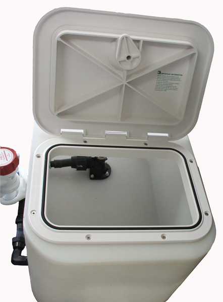 LBT03CTTS01T - 55 Litre Live Bait Tank, Tuna Tube Combo