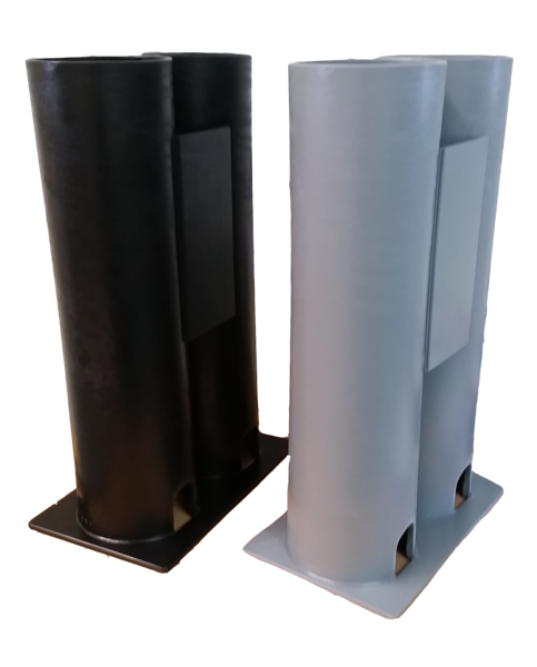 TT02P Double Tuna Tubes - Plate Mounted